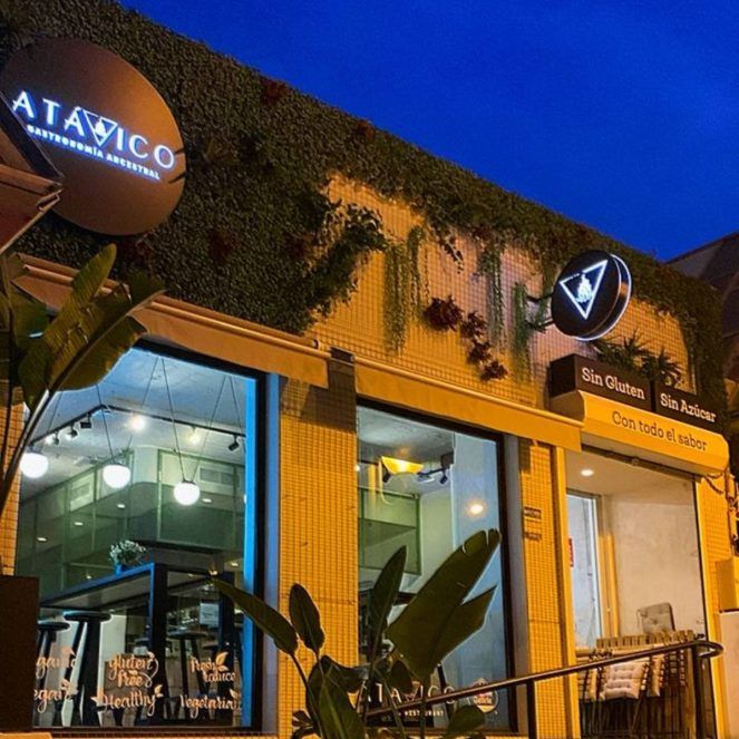 fachada de atavico gastronomia ancestral